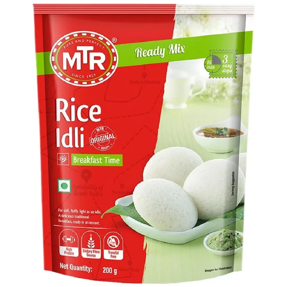 MTR Original Rice Idli Ready Mix, 200 g Pouch-1.webp
